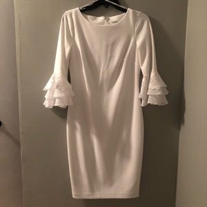 White Calvin Klein dress